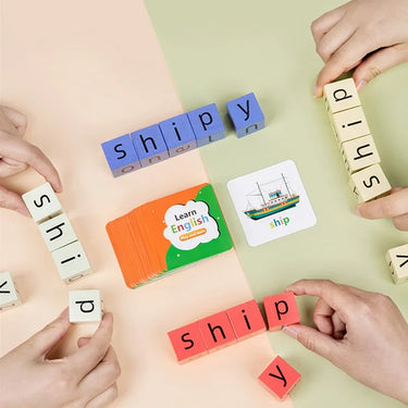 EcoToys LetterMatch Juego | Estimula habilidades lingüísticas - Juguete educativo para niños